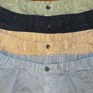 Lot Of 4 Bearbottom Stretch Shorts Men's 2XL 7" Grey Black Green Khaki